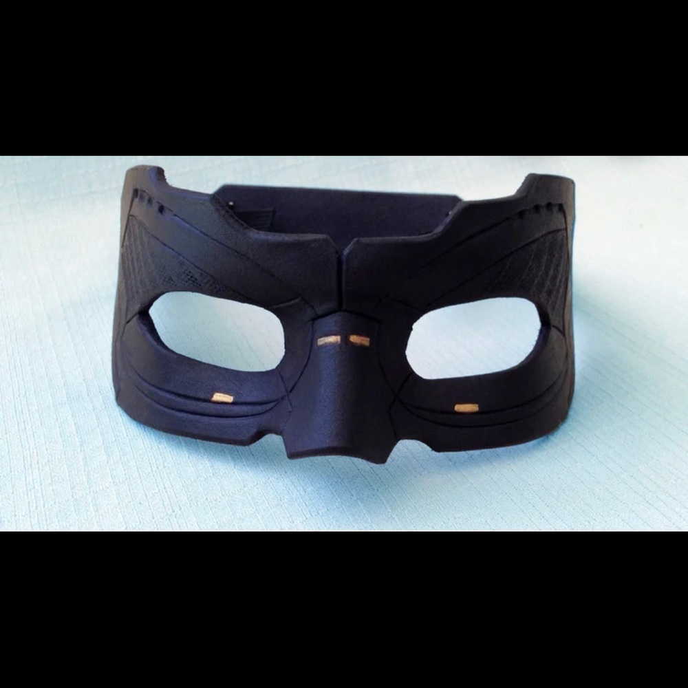 Black Leather Catwoman Cosplay Mask